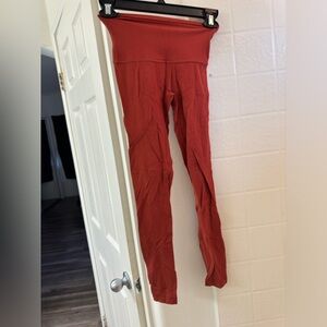 Red lululemon leggings